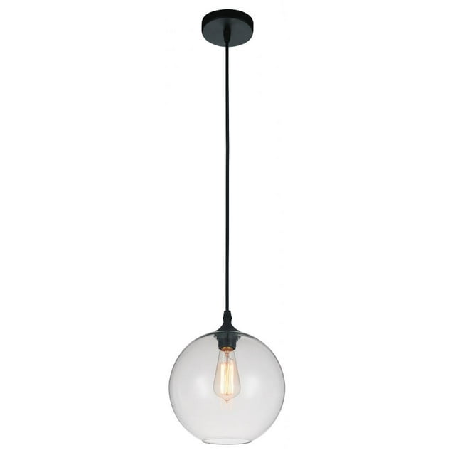 CWI Lighting Mini Pendentif Lumineux avec Finition Fumée Transparente