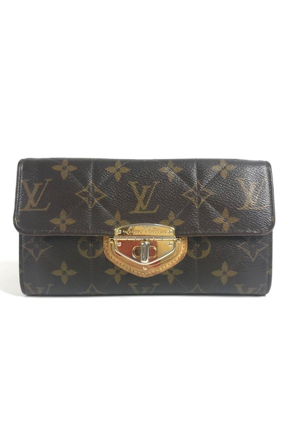 Pre-Owned LOUIS VUITTON M66556 Monogram Etoile Portefeuille Sarah Long Wallet Flap Canvas Men's...