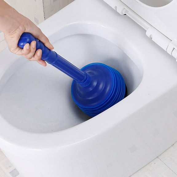 LEAQU Plunger,Heavy Duty Unclogger Tool for Clogged Bathroom Toilets and Kitchen Sinké”›å’igh Pressure Thrust Professional Bellows Accordioné”›å‰ll Purpose Power Plungers