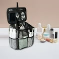 thumbnail image 2 of TIELUTT Travel Toiletry Bag for Women Large Hanging Cosmetic Makeup Mesh Shower Bathroom Organizer over Toilet Small Bathroom Can Towel Rack Heated Towel Racks for Bathroom Towel Racks for Bathroom, 2 of 4