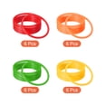 thumbnail image 3 of Unique Bargains 8.5cm Plastic Carnival Ringtoss Rings Game Hoop 24 Pack (Green, Orange, Red, Yellow), 3 of 5