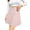 Pink, variant on Ediodpoh Womens Skirts High Waist Knit Pleated A Line Midi Skirt with Stretch Comfort Elastic Waistband for Fall Winter Mini Skirts for Women Beige One Size