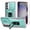 Mint, variant on Dteck Phone Case for Samsung Galaxy S23 FE, Military Grade Samsung Galaxy S23 FE 5G Case with Screen Protector with Slide Camera Protector Cover, Built-in Magnetic Ring Kickstand,Purple