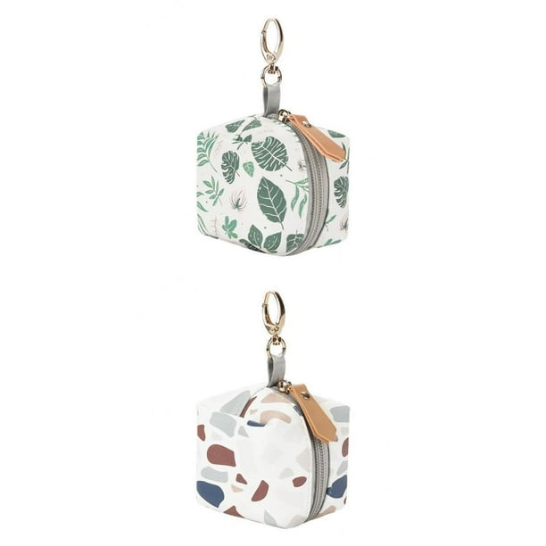 2 bolsas impermeables para chupete de bebé, estuche de almacenamiento, portátil, a prueba de polvo, para viajes Hugo Estuche para guardar chupetes