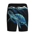 thumbnail image 2 of Lsque Ocean Turtle Mens Sleep Pajama Shorts,Short Pajama Pants, Cotton Ultra-Soft Knit-X-Large, 2 of 9