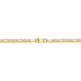 thumbnail image 4 of 10K Yellow Gold chain Figaro 24 in 2.75 mm 2.75mm Flat, 4 of 5