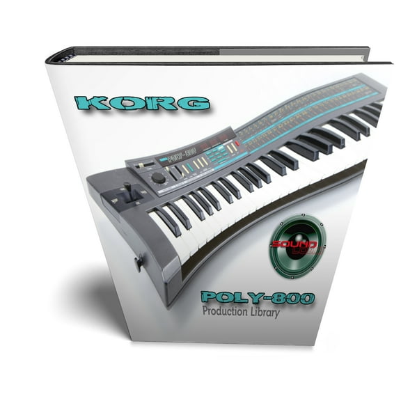 KORG POLY-800 - Large original Wave Samples/loops Studio Library. Download only!