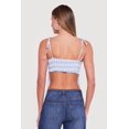 thumbnail image 4 of Women's Gingham Tie Shoulder Open Back Cami, 4 of 4