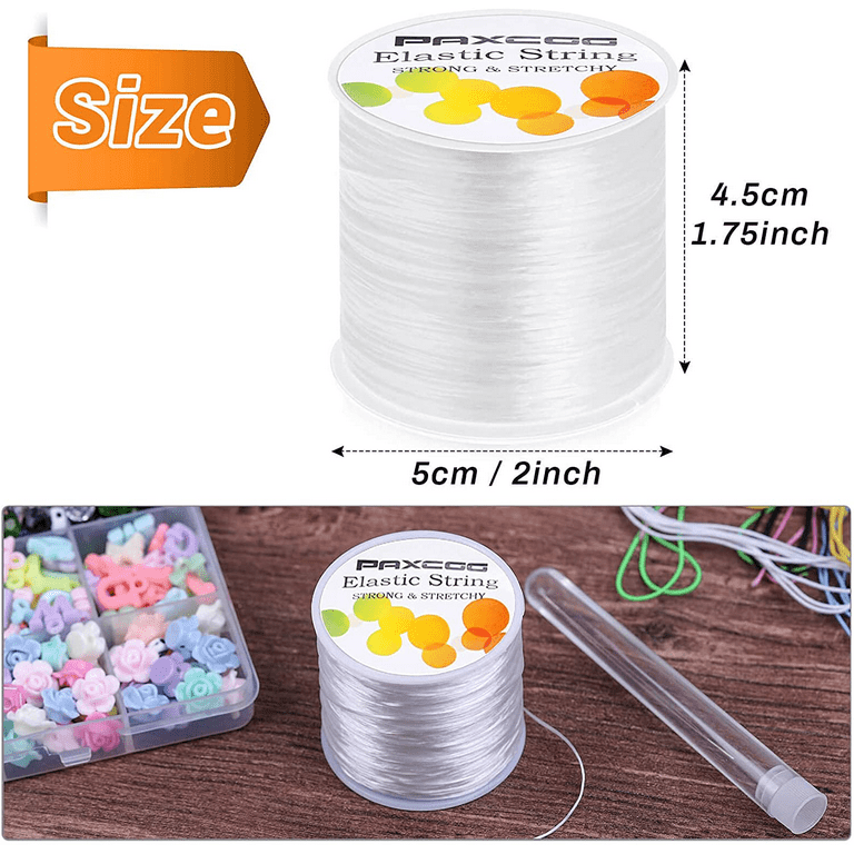 Transparent Elastic Cord Clear Stretch Cord 1.2mm Stretchy String
