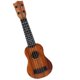 thumbnail image 5 of Guitarra Simulada para Niños, Ukelele de Juguete Clásico de , Tonos Ajustables Educativos para Niños, Juguetes de Aprendizaje de Plástic , Marrón oscuro Baoblaze Mini ukelele para niños, 5 of 8