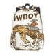 thumbnail image 2 of Disketp Cowboy Up Vintage Wild West Mochila Escolar de Gran Capacidad y Peso Ligero, Mochila de Viaje Ideal para Escuela, Trabajo y Uso Diario, Cómoda y con Estilo, 2 of 8