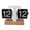 Black Page, variant on Retro Auto Mechanical Flip Desk Clock Vintage Tabletop Digital Clock with Premium Beech Wood Base for Home Office Decorative 12 Hour AM PM, 5.6 inches / 14.3 cm Height