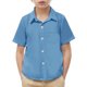 thumbnail image 1 of Odeerbi Camisa de Vestido de Niños y Niñas Color Sólido Camisas de Uniforme Escolar de Manga Corta Con Bolsillo, 1 of 8