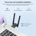 thumbnail image 5 of Usb Wifi 6 Bluetooth 5.4, Compatible Con Windows 11/10 Lab.G, Negro, 5 of 5