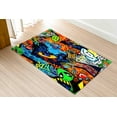 thumbnail image 5 of Rugs, Customs Rugs, Cute Rugs, Graffiti Rug, Cute Monsters Graffiti Rug, Graffiti Rugs, Salon Rug, Gift For Him Rugs, Children Room Decor, 2.6'x4' - 80x120 cm, 5 of 8