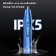 thumbnail image 4 of Jumpingount Recortador de pelo de nariz eléctrico, removedor de cejas a lavable de 360 ​​grados, cortapelos de cabeza de acero inoxidable y Juegos de afeitado Cabeza azul 2 piezas Jumpingount CE013880-05B, 4 of 6