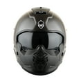 thumbnail image 4 of Martian Genuine Real Carbon Fiber Motorcycle Open Face Helmet HB-B2 Glossy Carbon Black + Smoked Lens, DOT Approved, 4 of 7