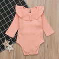 thumbnail image 3 of Fesfesfes Toddler Infant Baby Jumpsuit Boys Girls Solid Ruffles Romper Jumpsuit Outfits Clothing Plus Size $10, 3 of 4