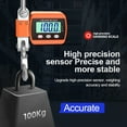 thumbnail image 2 of Báscula Crance con pantalla Digital LCD, grúa de gancho de peso pesado electrónica Industrial portátil de 0,05-500kg con, 2 of 7