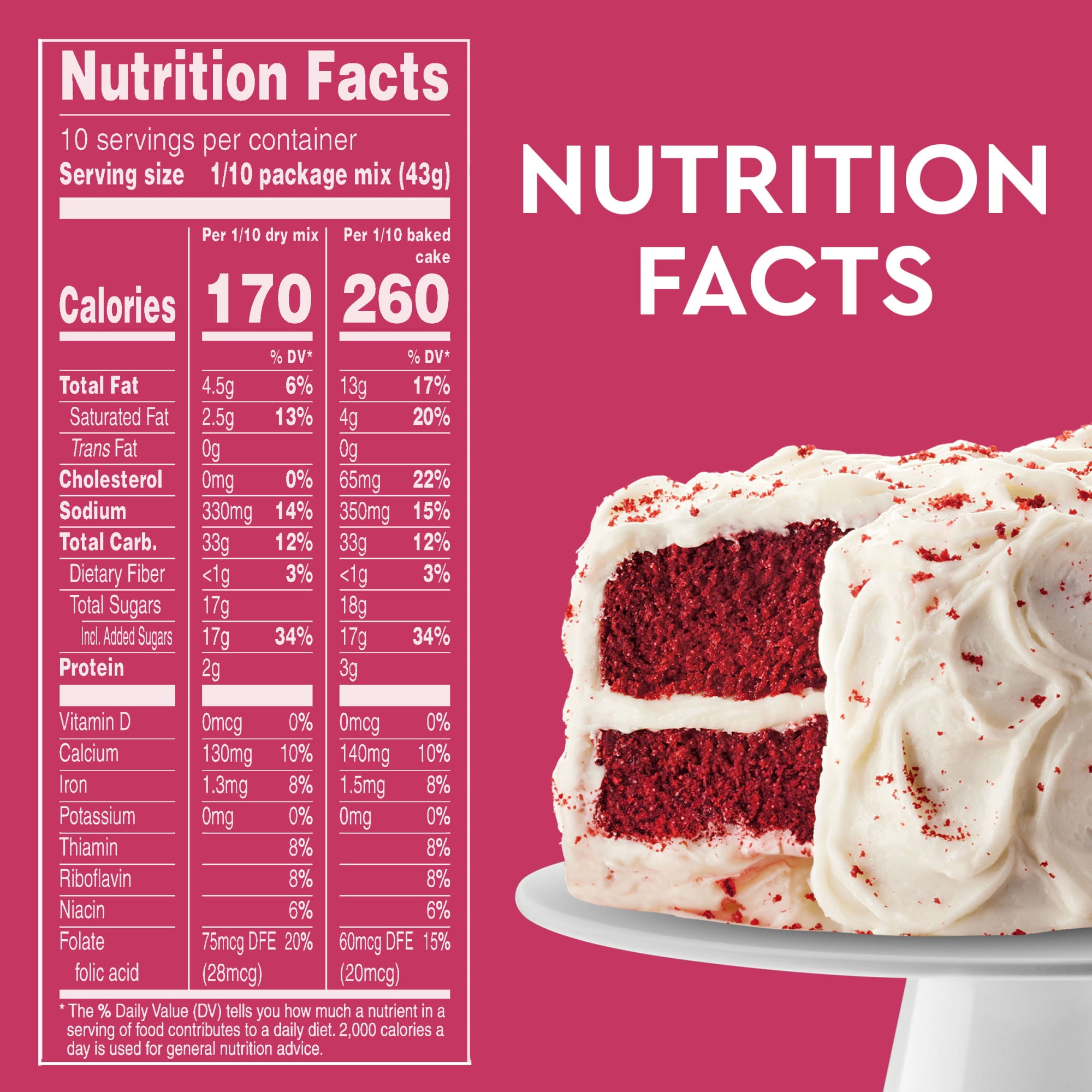 Duncan Hines Red Velvet Cake Mix, 15.25 oz. - Walmart.com