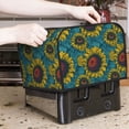 thumbnail image 6 of KLL Sunflowers Print 4 Slice Toaster Dust Covers Kitchen Small Appliance Cover with 2 Pockets,Can hold Jam Spreader Knife & Toaster Tongs (12.4 x 10.6 x 8.2), 6 of 6