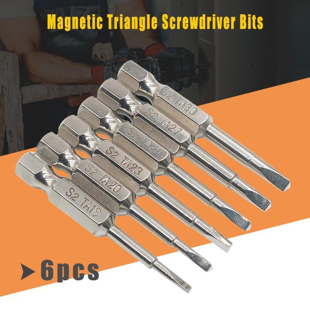 カランビット 6Pc Magnetic Triangle Security Screwdriver Bits Alloy Steel