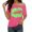 Hot Pink, variant on Women's Off Shoulder Top Casual Party Printed Short Sleeve Stretchy Knit Fashion Lip Print One Shoulder Tops, Green XL