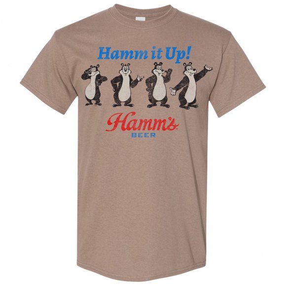 Hamm's Beer Bear Hamm It Up! T-Shirt-Small