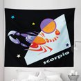 thumbnail image 1 of Zodiac Scorpio Tapestry, Abstract Retro Style Colorful Celestial Composition Signs and Stars Theme, Fabric Wall Hanging Decor for Bedroom Living Room Dorm, 5 Sizes, Multicolor, by Ambesonne, 1 of 1