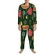 thumbnail image 3 of Balery Christmas Pijama para Hombre de Dos Piezas con Manga Larga, Conjunto de Dormir y Descanso Suave con Bolsillos-Large, 3 of 7