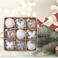 thumbnail image 6 of Christmas Decor, Hwkond Christmas Ball Assorted Pendants Shatterproof Tree Ornaments Decorations In A Reusable Hand-Help Gift Box Ideal For Xmas,Party Up to 75% Off, 6 of 8