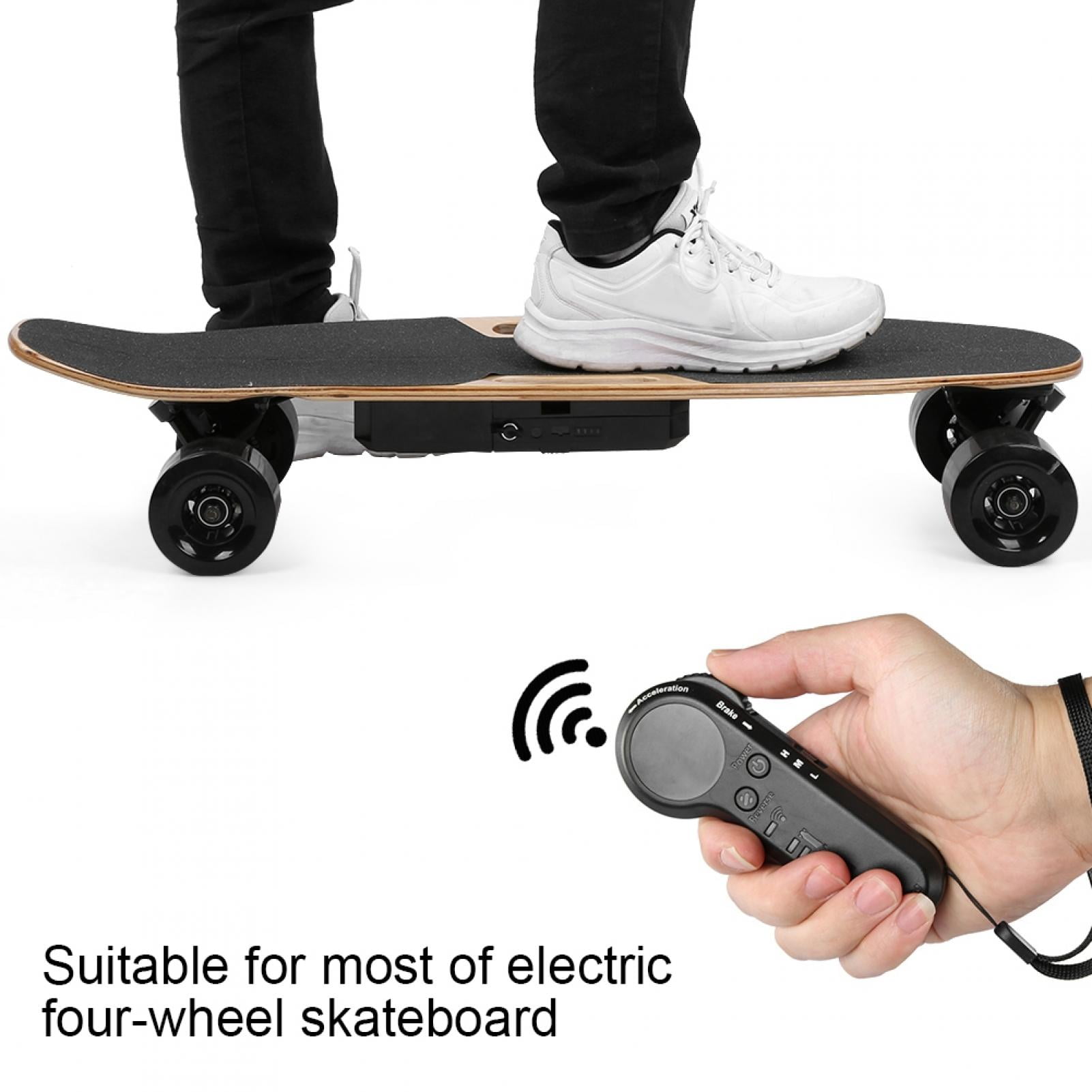 Electric Four-Wheel Skate Board Wireless Remote Control Indicator Accs New 