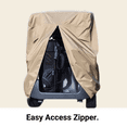 thumbnail image 2 of Covered Living Deluxe 2 Passenger Golf Cart Cover in Taupe roof up to 58", Fits E Z GO, Club Car and Yamaha G mode, also fits Organic transit's ELF, 2 of 6