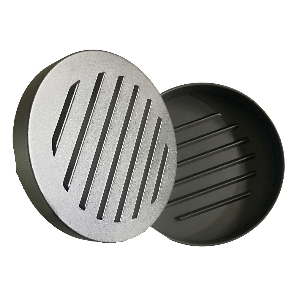 EQCOTWEA Aluminum Hamburger Press Mold Beef Grill Burger Patty Maker Tool