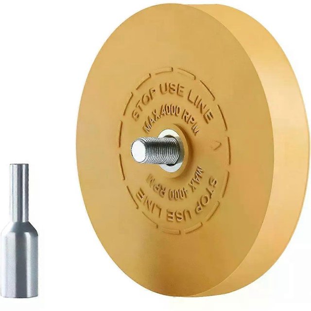 346 Decal Remover Eraser Wheel 88mm Car Surface Glue Remover Rubber Wheel Universal Electric Drill Adapter Rotary Abrasives
