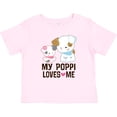 thumbnail image 3 of Inktastic My Poppi Loves Me Granddaughter Girls Baby T-Shirt, 3 of 5
