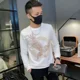 thumbnail image 5 of Camiseta Unicolor para Hombre, Jerseys Sencillos para Hombre, Sudadera Coreana de Cuello Redondo para Otoño, Sudadera de Manga Larga XXL, Ropa Y2k, Venta de Lujo Social, 5 of 5