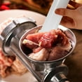 thumbnail image 6 of Cooking Utensils Meat Grinder Cutting Stick Sausage Meat Stuffing Food Pusher Hand Sausage Stuffing Hand Meat Grinder Pusher Hand Meat Mincer Meat Masher Meat Masher Sausage Stuffing Plastic White, 6 of 7