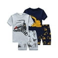 thumbnail image 1 of Little Hand Ensemble de Pyjama pour Garçons, Ensemble Court d'Été pour Enfants, Pyjama Camion 7T, 1 of 8