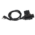 thumbnail image 3 of Cable conector de auriculares para walkie talkie, adaptador de radio walkie talkie Cable adaptador de radio walkie talkie Cable adaptador PTT elaborado por expertos, 3 of 8
