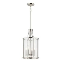 4 Light Pendant-21.5 inches Tall and 12 inches Wide-Satin Nickel Finish Bailey Street Home 93-Bel-4601389