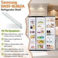 thumbnail image 4 of Actualizado DA97-16362A Estante de vidrio para refrigerador compatible con repuestos de refrigerador Samsung, estantes de vidrio templado superior de, 4 of 8