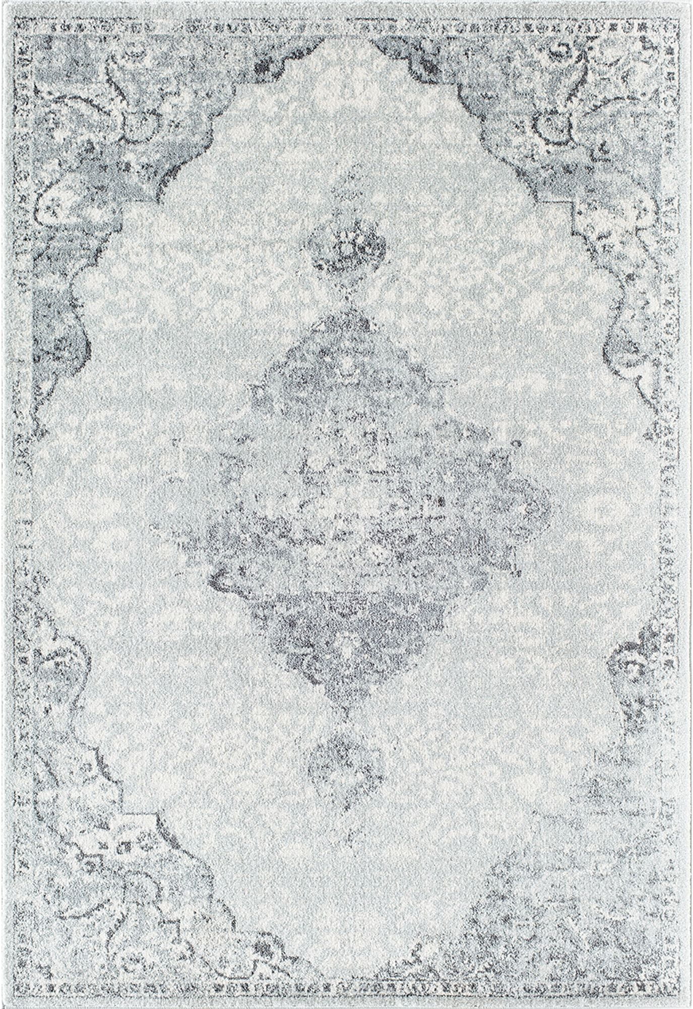 Harper HY50H Spring Snowflake Transitional Vintage Area Rug, 8'x10'