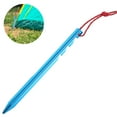 thumbnail image 2 of Aluminum Alloy Tent Stakes, 10Pcs Triangular Tent Pegs, 7075 Ultralight High Strength Durable Anchors, 2 of 4