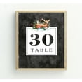 thumbnail image 4 of Darling Souvenir Deer & Floral Table Numbers Wedding Reception Table Cards Decor-4" x 6" (1 to 20), 4 of 4