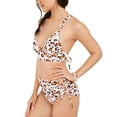 thumbnail image 3 of Hula Honey LEOPARD MULTI Juniors' Wild About You Bikini Swim Top, US Medium, 3 of 4