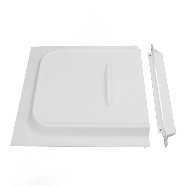 12in RV Screen Door Slider, Stylish White PP RV Screen Door Slide Panel for RV Cargo Trailer