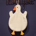 thumbnail image 1 of Kitchen Towel Cartoon Goose Hangable Thickened Absorbent Household Wipe Handkerchief for Kitchen and Bathroom, 1 of 3