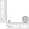 thumbnail image 2 of Gem Stone King 1.20 Ct Round Yellow Lemon Quartz 925 Sterling Silver Solitaire Necklace, 2 of 4