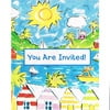Hawaiian Luau 'Calypso' Invitations w/ Envelopes (8ct)